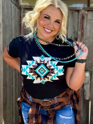 Kearstin Aztec Tee by Texas True Threads