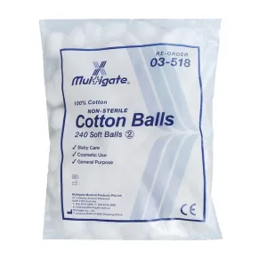 100% PURE COTTON BALLS 240PK