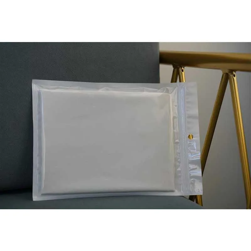 30 Momme silk pillowcase - queen - envelope - white - In Stock