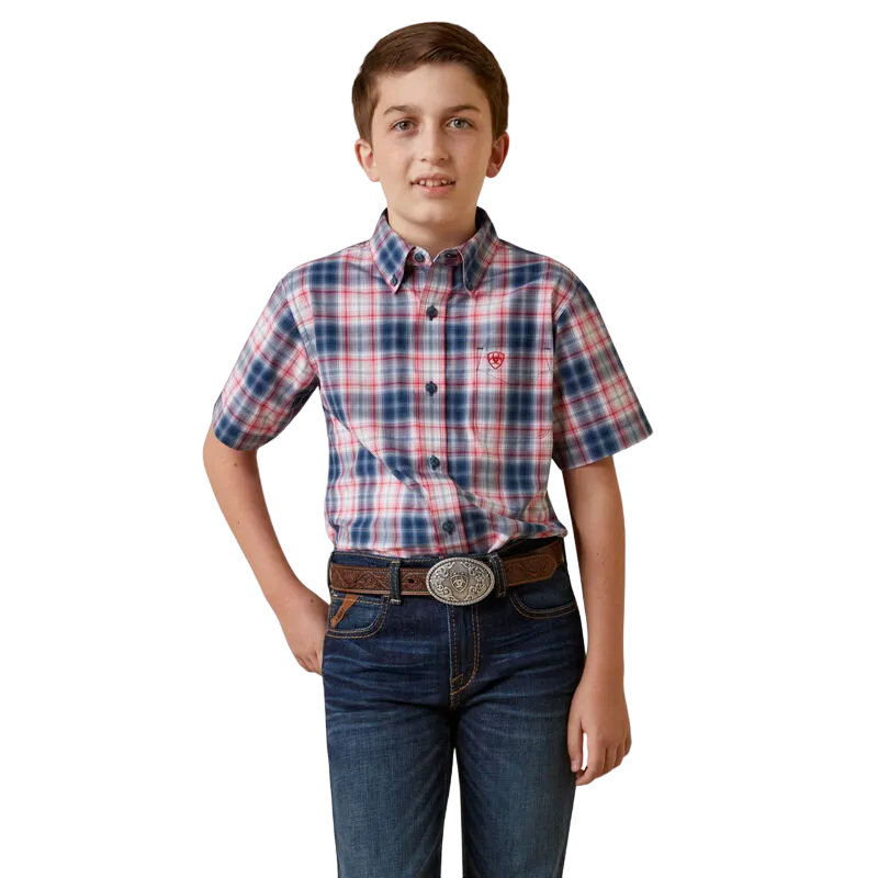 Ariat Kid's Series Classic Fit Button Down Shirt