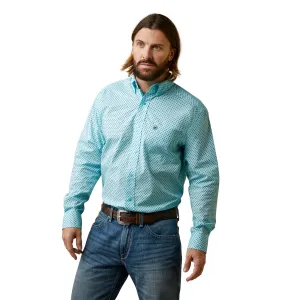 Ariat Men's Osburn turquoise Shirt Classic Fit