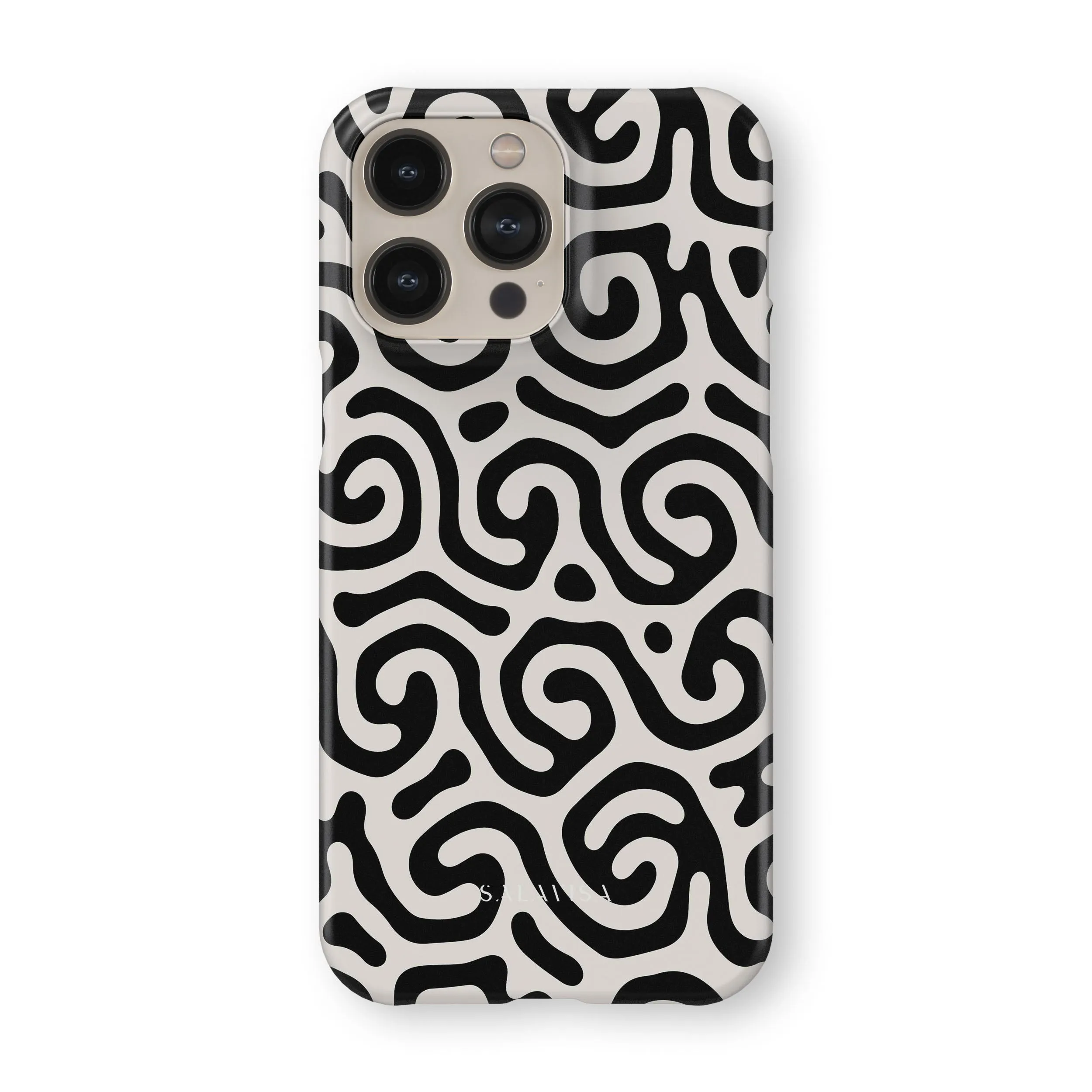 Black & White Curl Phone Case