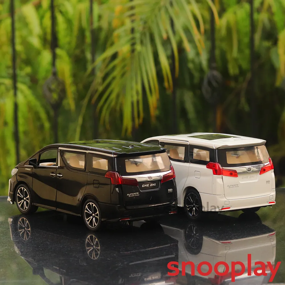 Diecast Simulation Resembling Vellfire Sound and Light Pull Back Car (2414)