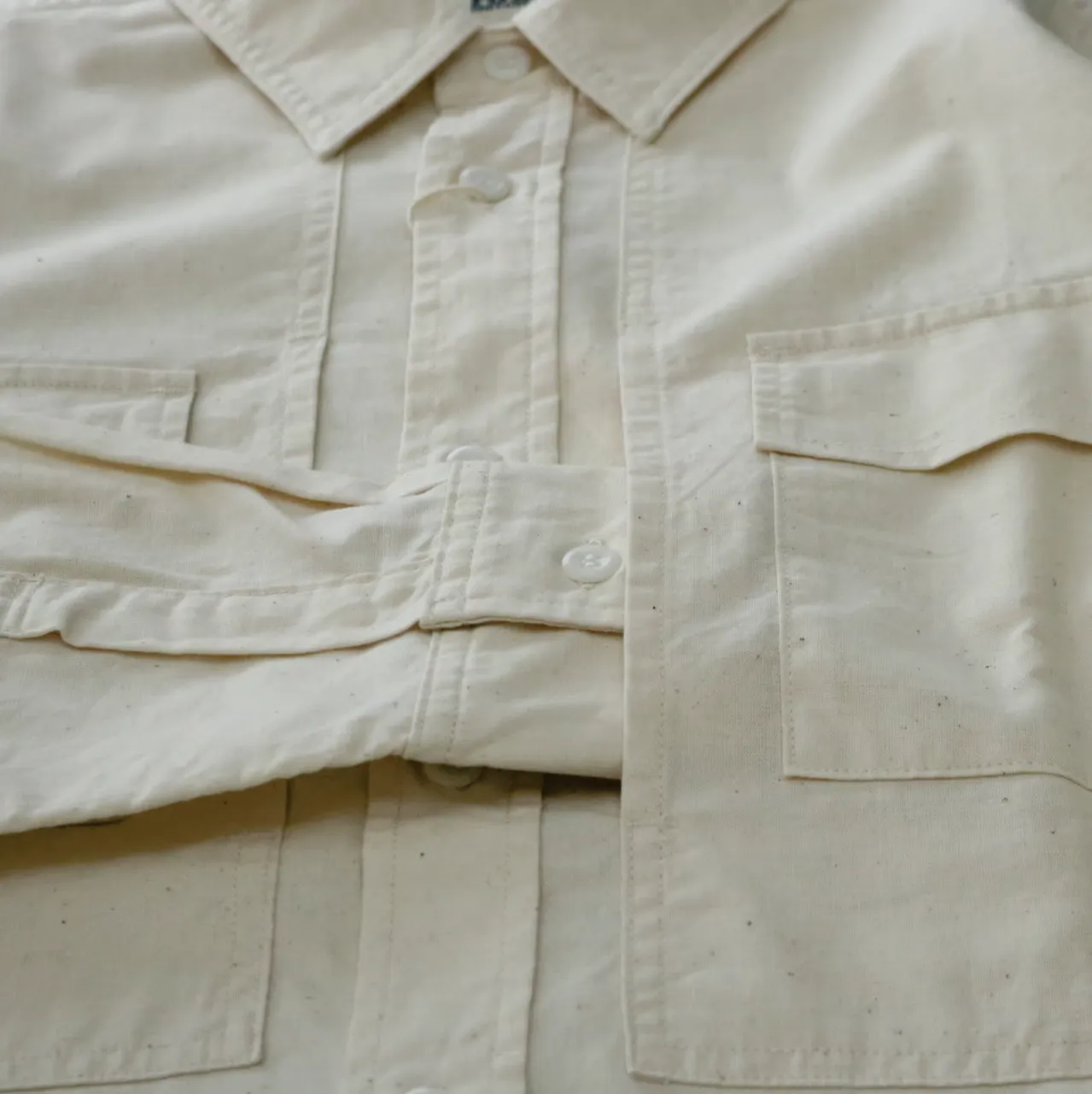 Ecru Cotton Field L/S Shirt