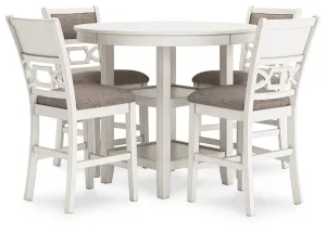 Erinberg Counter Height Dining Table and 4 Barstools (Set of 5)