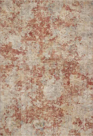 Gaia Rug in Taupe & Denim