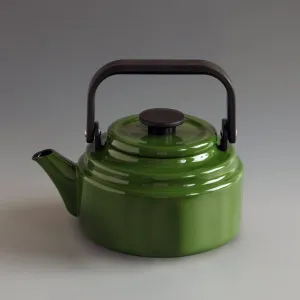 Japanese Enamel Kettle Green