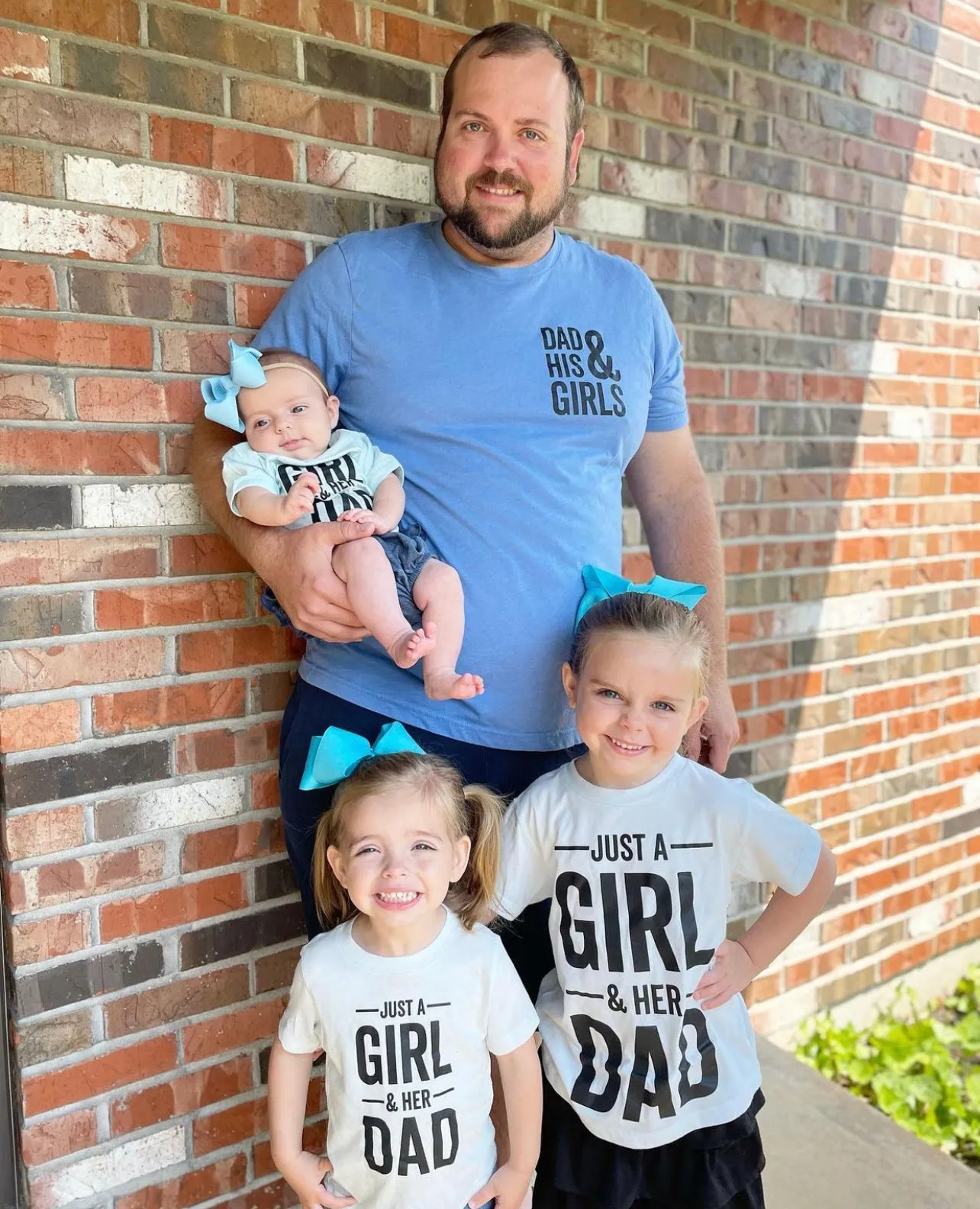 Just A Girl and Her Dad - Child Shirt