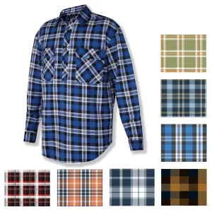 Miltons 6703L Mens Closed Front Flannelette- 10PK