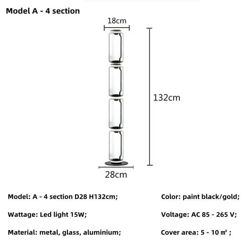 Noctambule Table/Floor Cone 1-4 High Cylinder Bowl Big Base