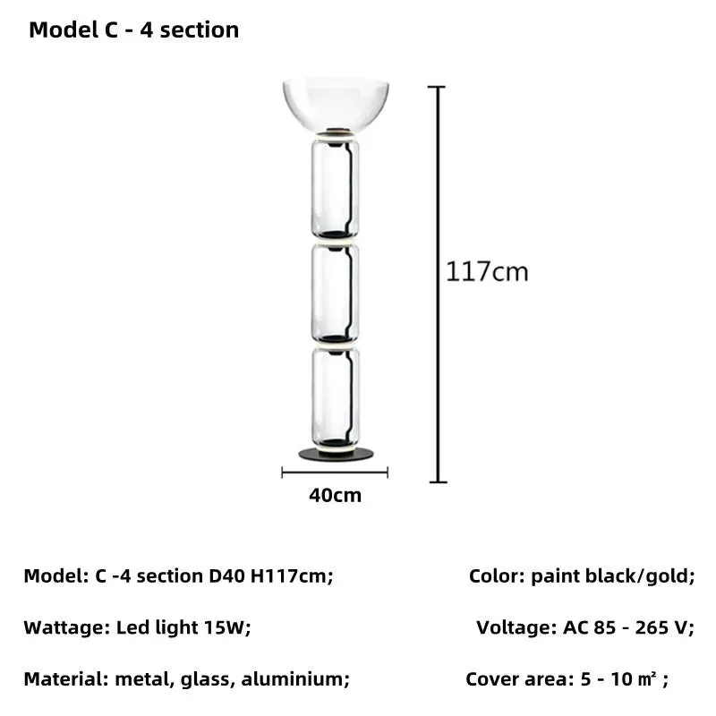 Noctambule Table/Floor Cone 1-4 High Cylinder Bowl Big Base