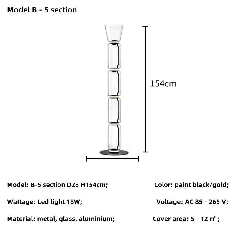 Noctambule Table/Floor Cone 1-4 High Cylinder Bowl Big Base