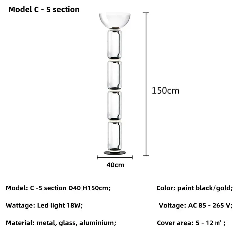 Noctambule Table/Floor Cone 1-4 High Cylinder Bowl Big Base