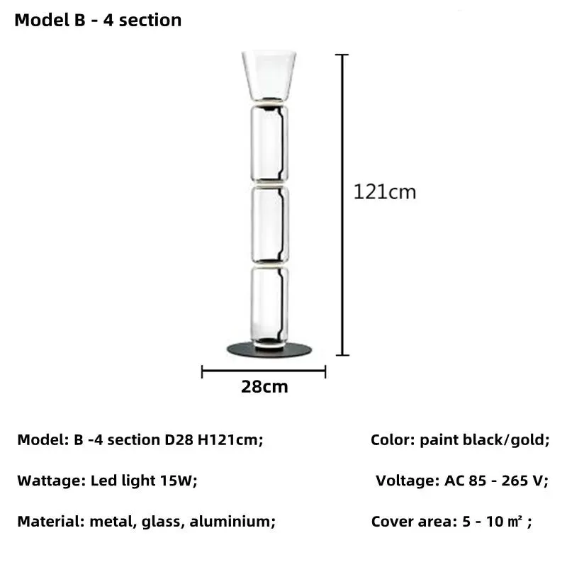 Noctambule Table/Floor Cone 1-4 High Cylinder Bowl Big Base