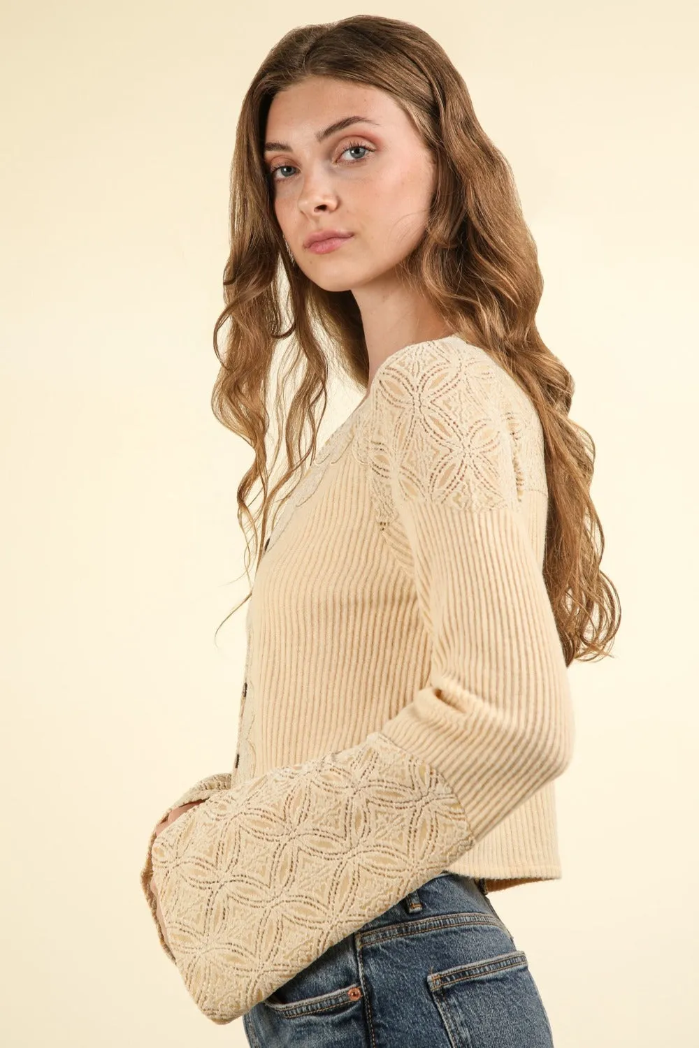 Noreen Knit Top - Natural