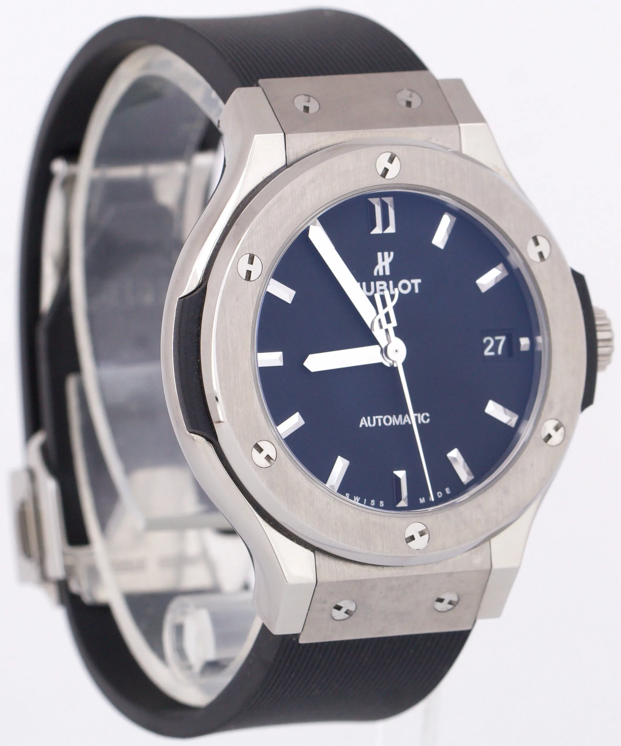 PAPERS Hublot Classic Fusion Automatic TITANIUM Rubber 38mm 565.NX.1171.RX BOX