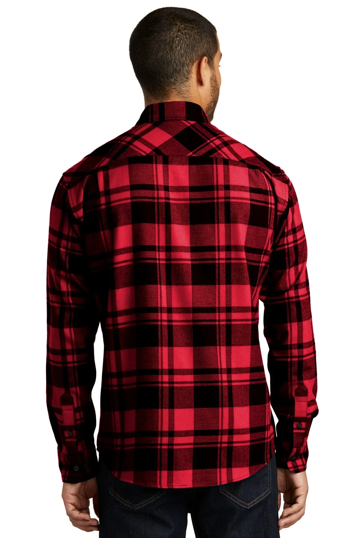 Port Authority® Plaid Flannel Shirt. W668