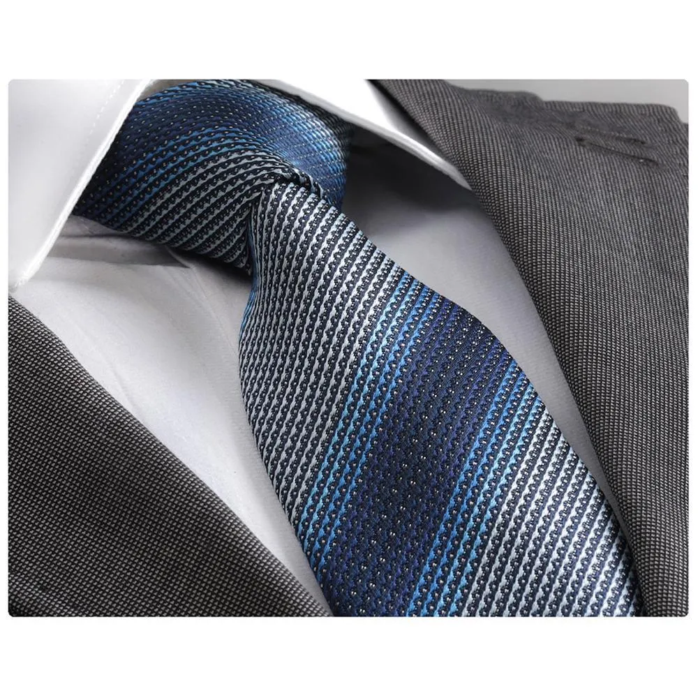 Premium Blue Shades Necktie for Men | Gift Boxed