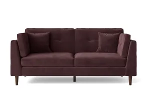 Ragusa 3 Seater Sofa Grape Velvet