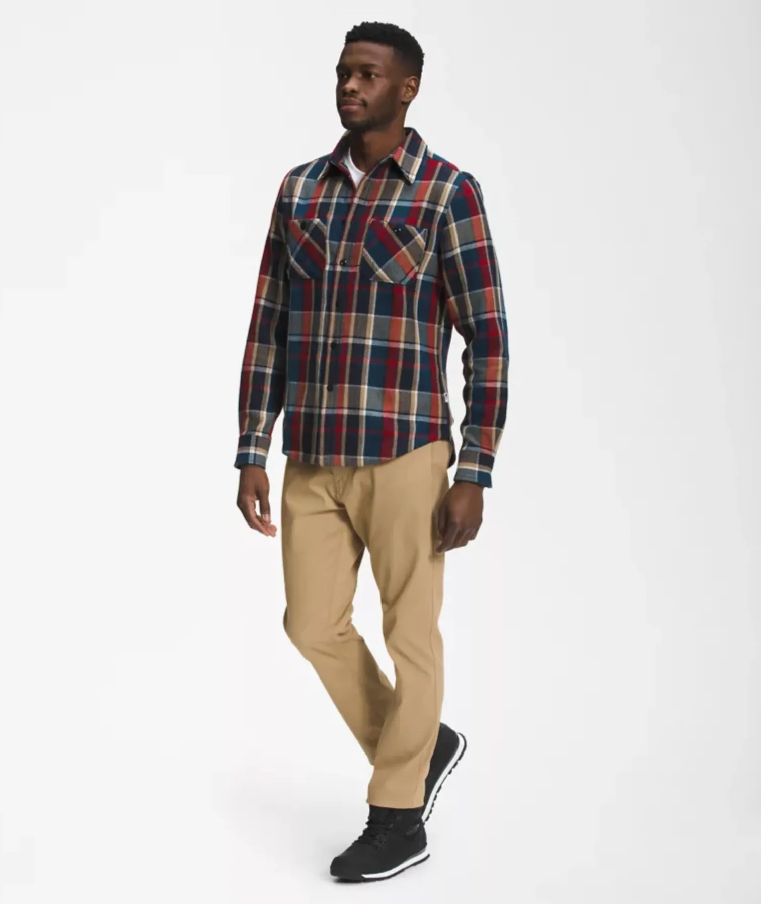 THE NORTH FACE MENS VALLEY TWILL FLANNEL SHIRT