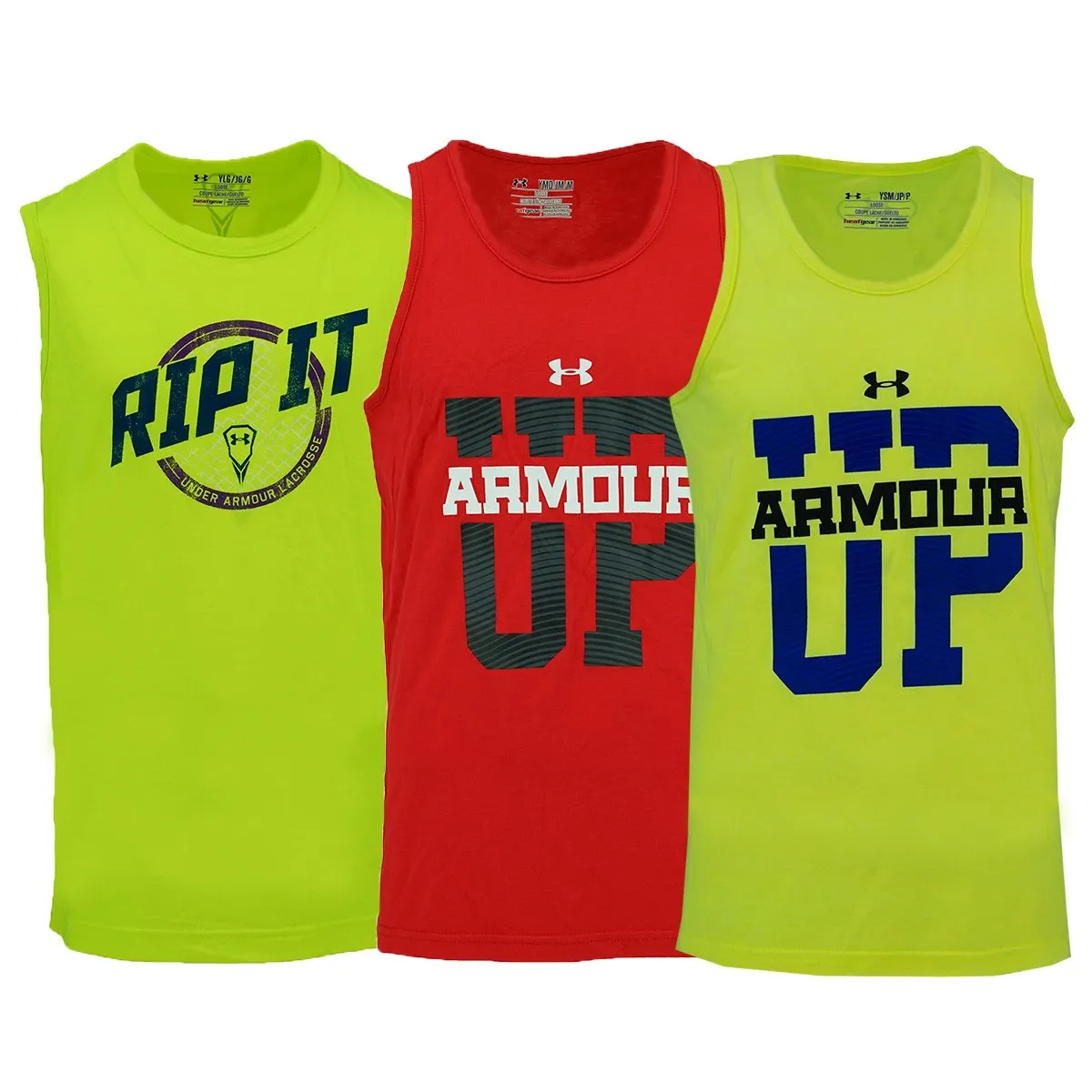 Under Armour Boy's Mystery Sleeveless T-Shirt M