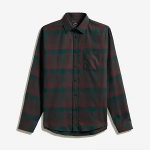 Walken Plaid Flannel Shirt - Green/Brown