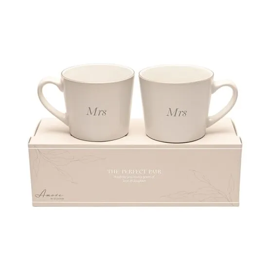 Wedding Mrs & Mrs Mugs