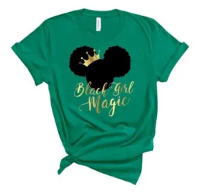 Womens Black Girl Magic Shirt